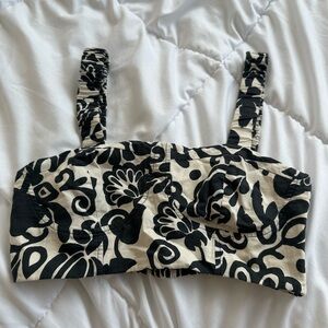 MANGO crop top bralette